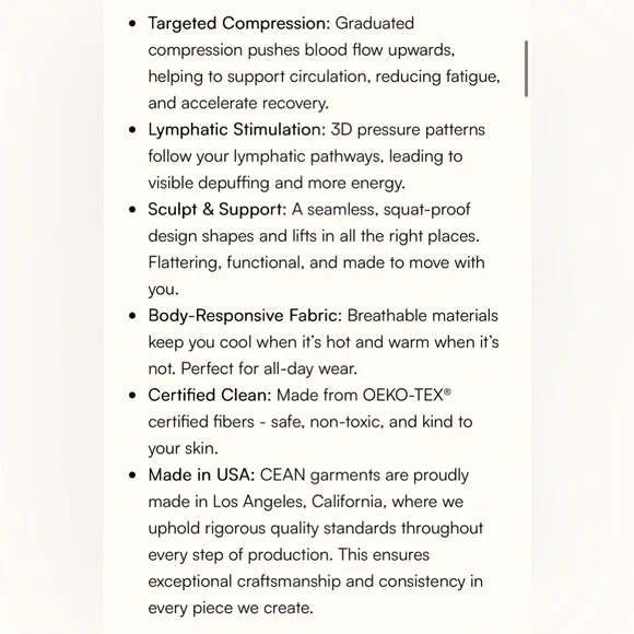 NWT Cean leggings - Picture 5 of 8